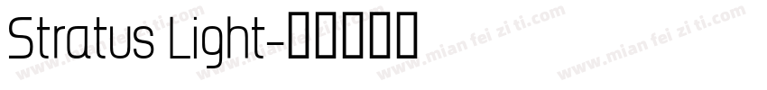 Stratus Light字体转换